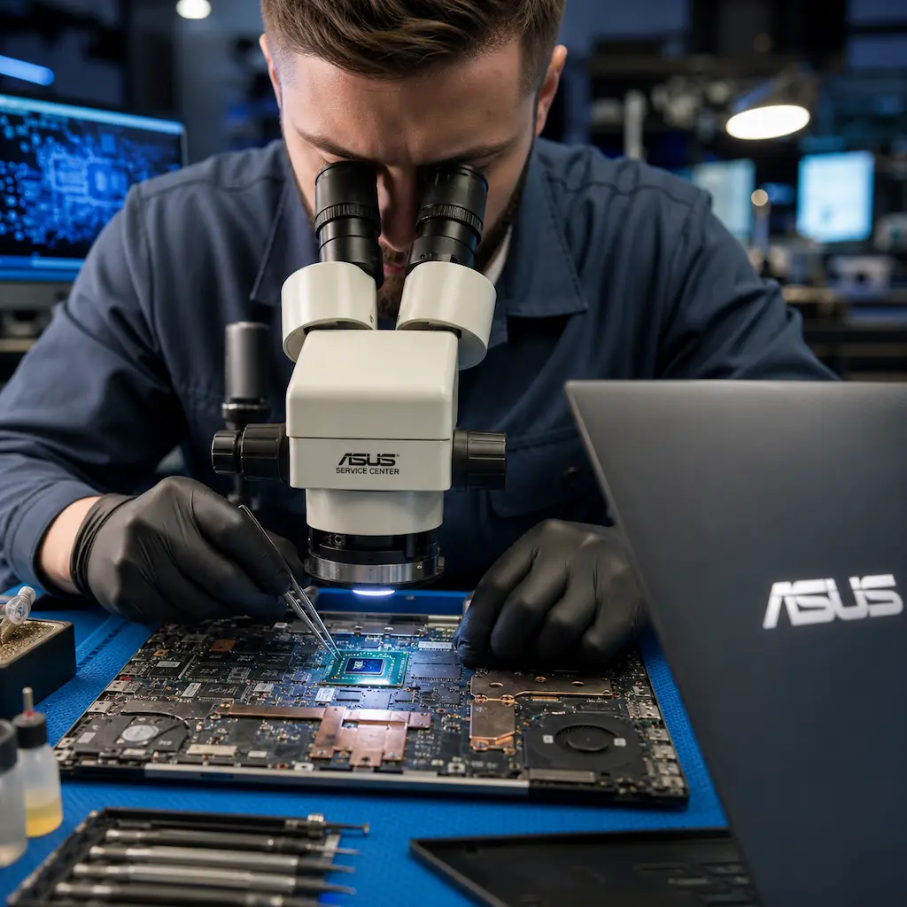 Замена видеокарты ноутбука Asus в Архангельском