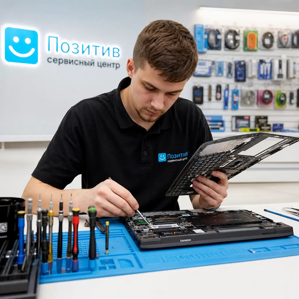 заменить клавиатуру на ноутбуке Lenovo в Архангельском