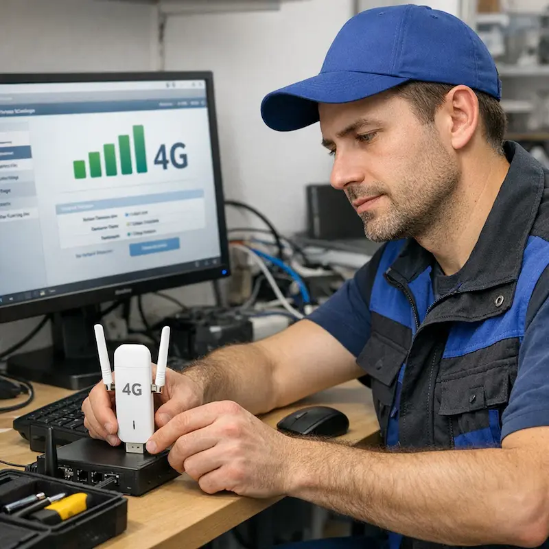 Настройка LTE модема в Архангельском