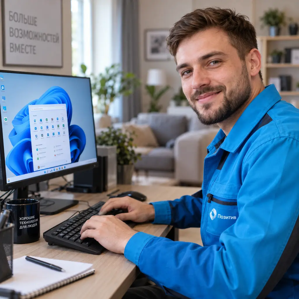 Настройка Windows в Архангельском на дому