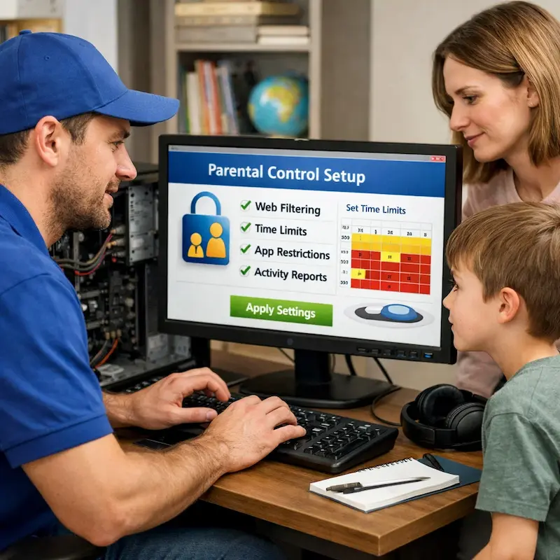 установка родительского контроля в Архангельском