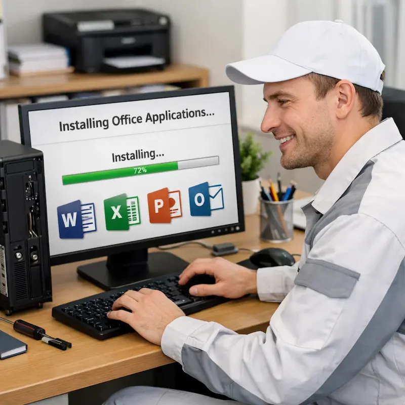 Установка и настройка программ на компьютере в Архангельском