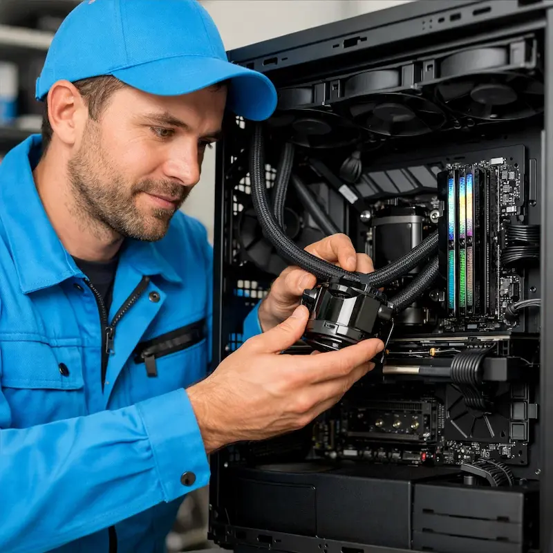 Установка СЖО на ПК в Архангельском