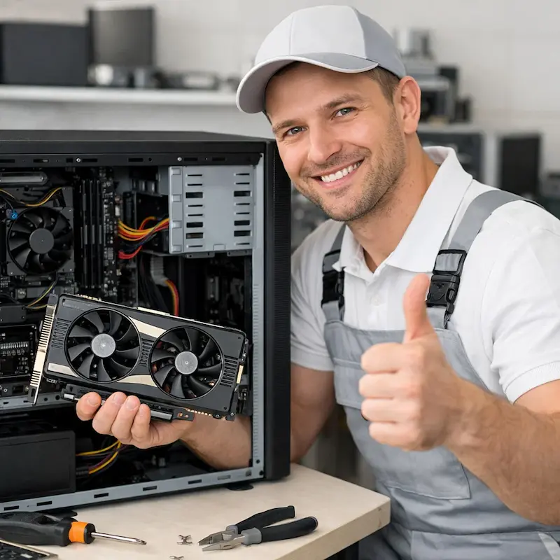 Замена видеокарты ПК в Архангельском