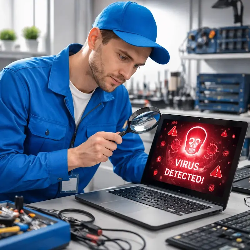 Поиск компьютерных вирусов в Архангельском